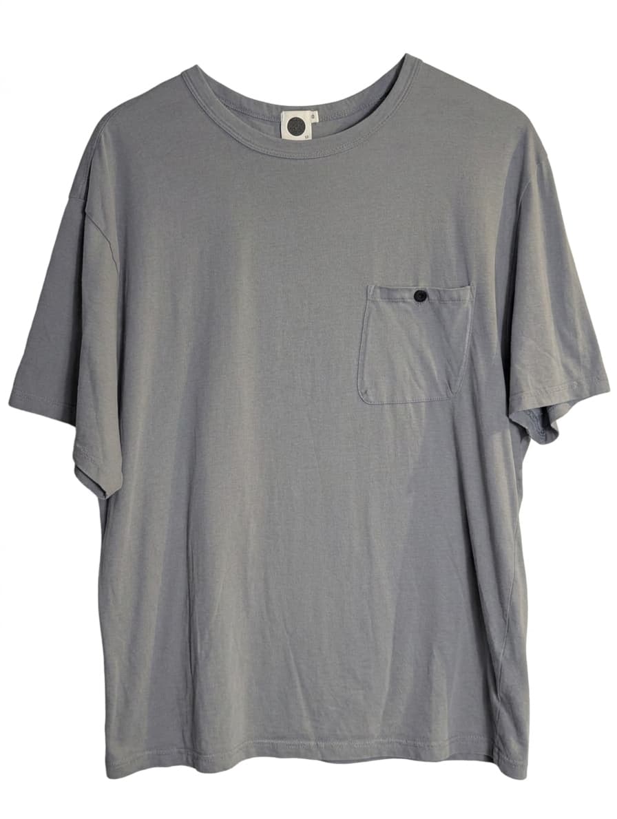 Bassike Men's Grey Cotton Pocket T-Shirt Size XL — photo 1 of 4