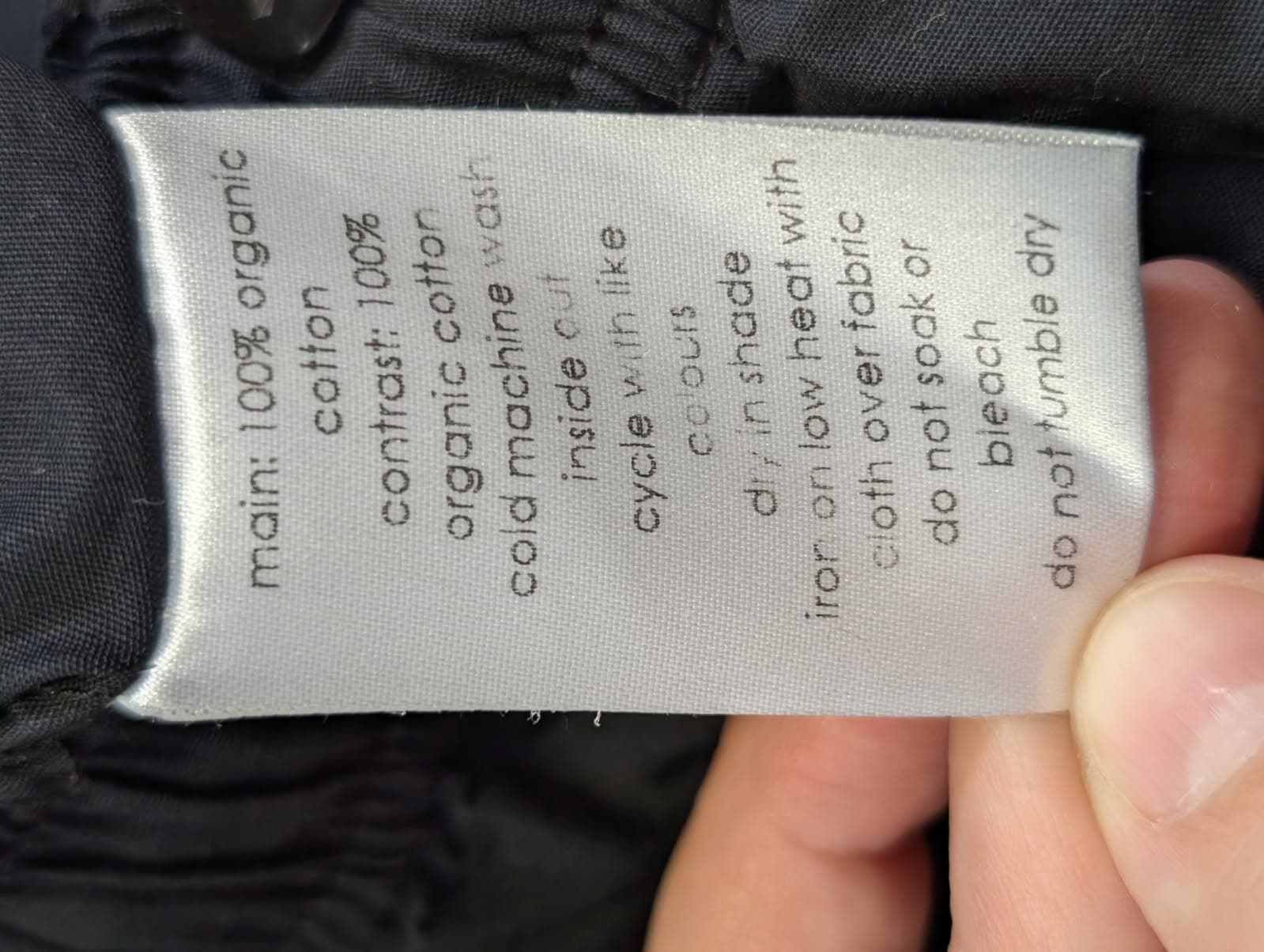 Bassike Organic Cotton Lounge Pants Black Elastic Waist Joggers — photo 5 of 5