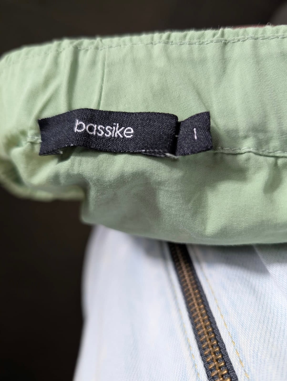 Bassike Sage Green Lightweight Casual Pants - Size 1 — photo 4 of 7