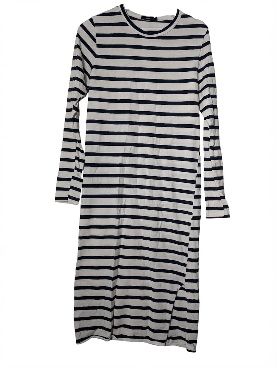 Bassike Women's Long Sleeve Striped Midi Dress Size XS — photo 1 of 8