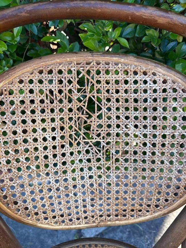 Bentwood Chair Cane Seat Vintage Timber Dining Cafe Thonet Style Retro — photo 3 of 5