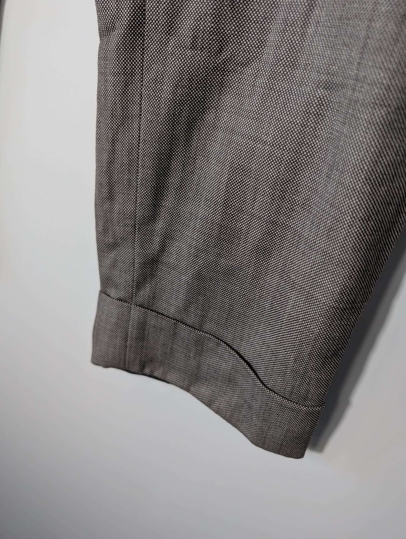 Bianca Spender Micro-Houndstooth Cuffed Trousers Brown Size 12 — photo 3 of 7