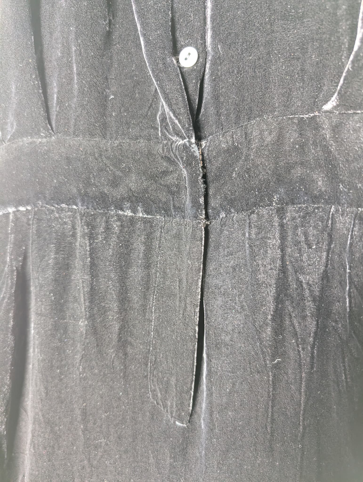 Bianca Spender Velvet Halter Neck Jumpsuit Black Size 14 — photo 5 of 9