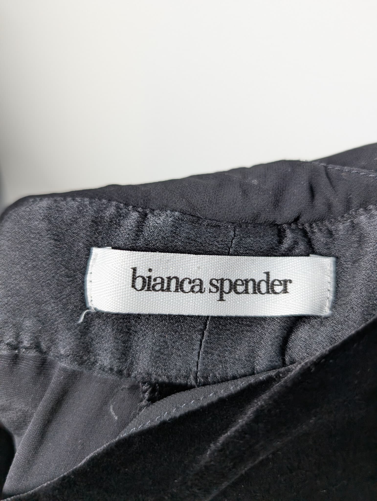 Bianca Spender Velvet Halter Neck Jumpsuit Black Size 14 — photo 8 of 9