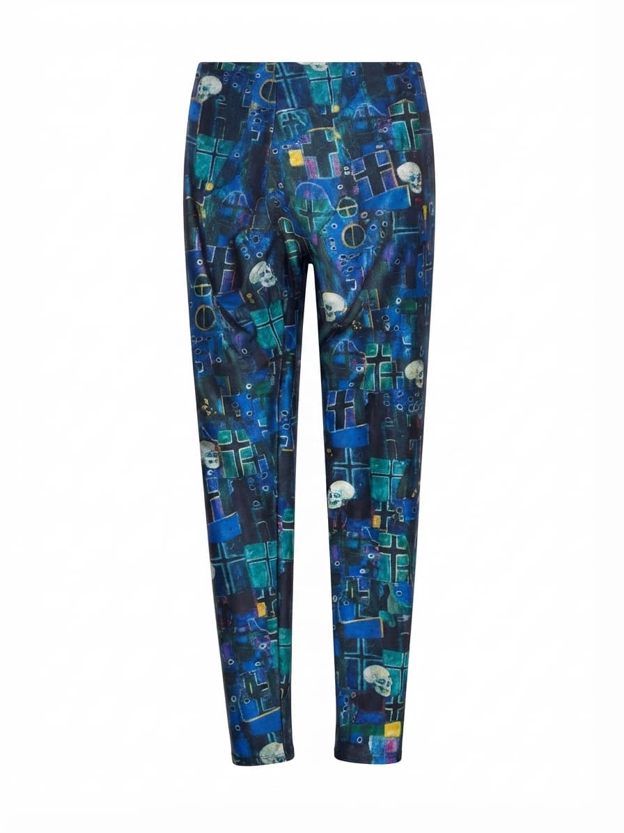 Black Milk Clothing Skull and Crosses Leggings Size S — photo 1 of 5