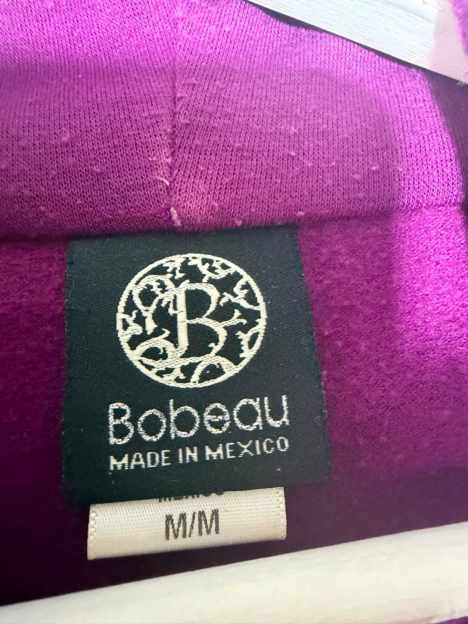 Bobeau Women's Asymmetrical Button-Front Cardigan Purple Size M — photo 3 of 4