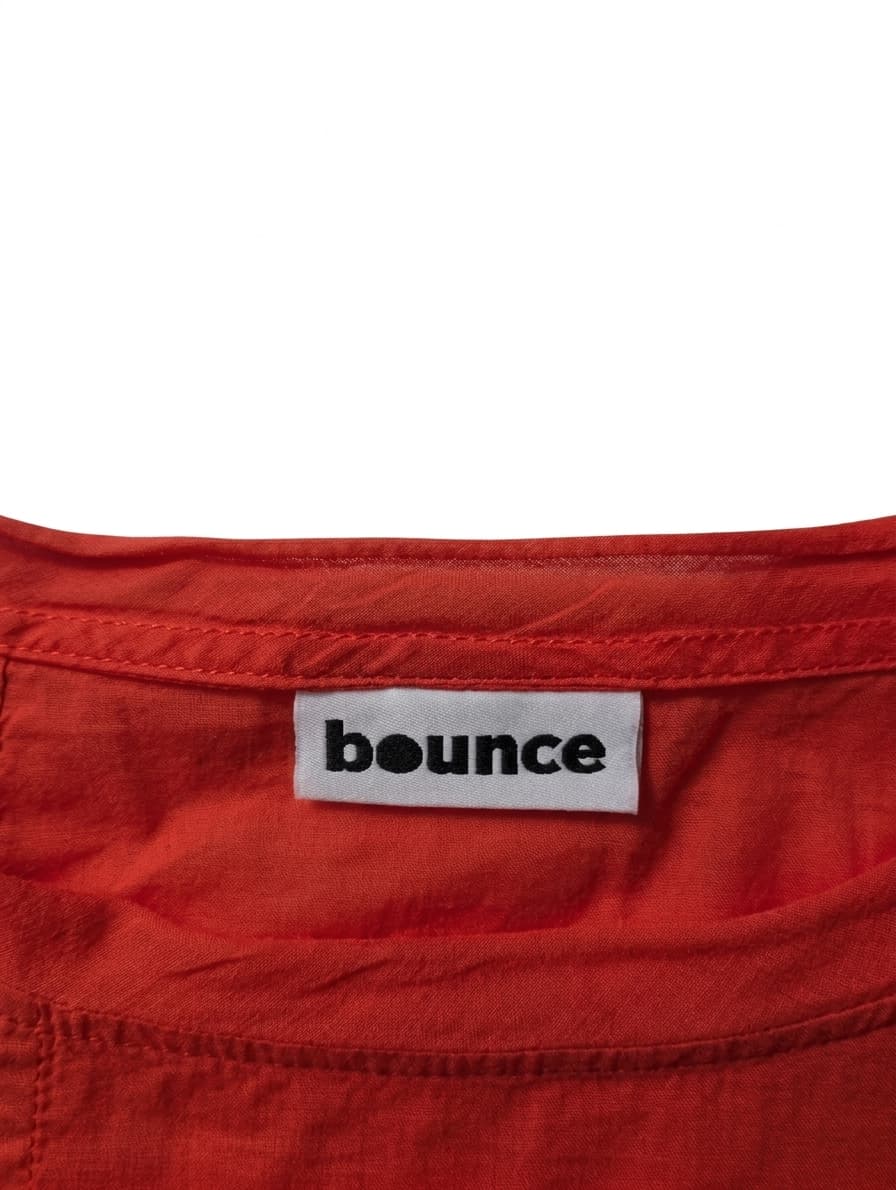 Bounce Clothing Colour Block T-Shirt - Red & Brown Cotton Voile Size M — photo 3 of 6
