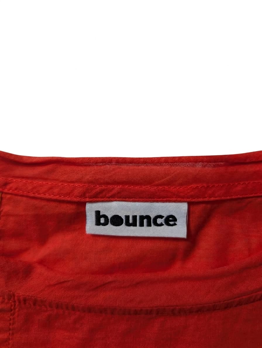 Bounce Cotton Voile Colourblock Top Red & Rust Size M — photo 2 of 6