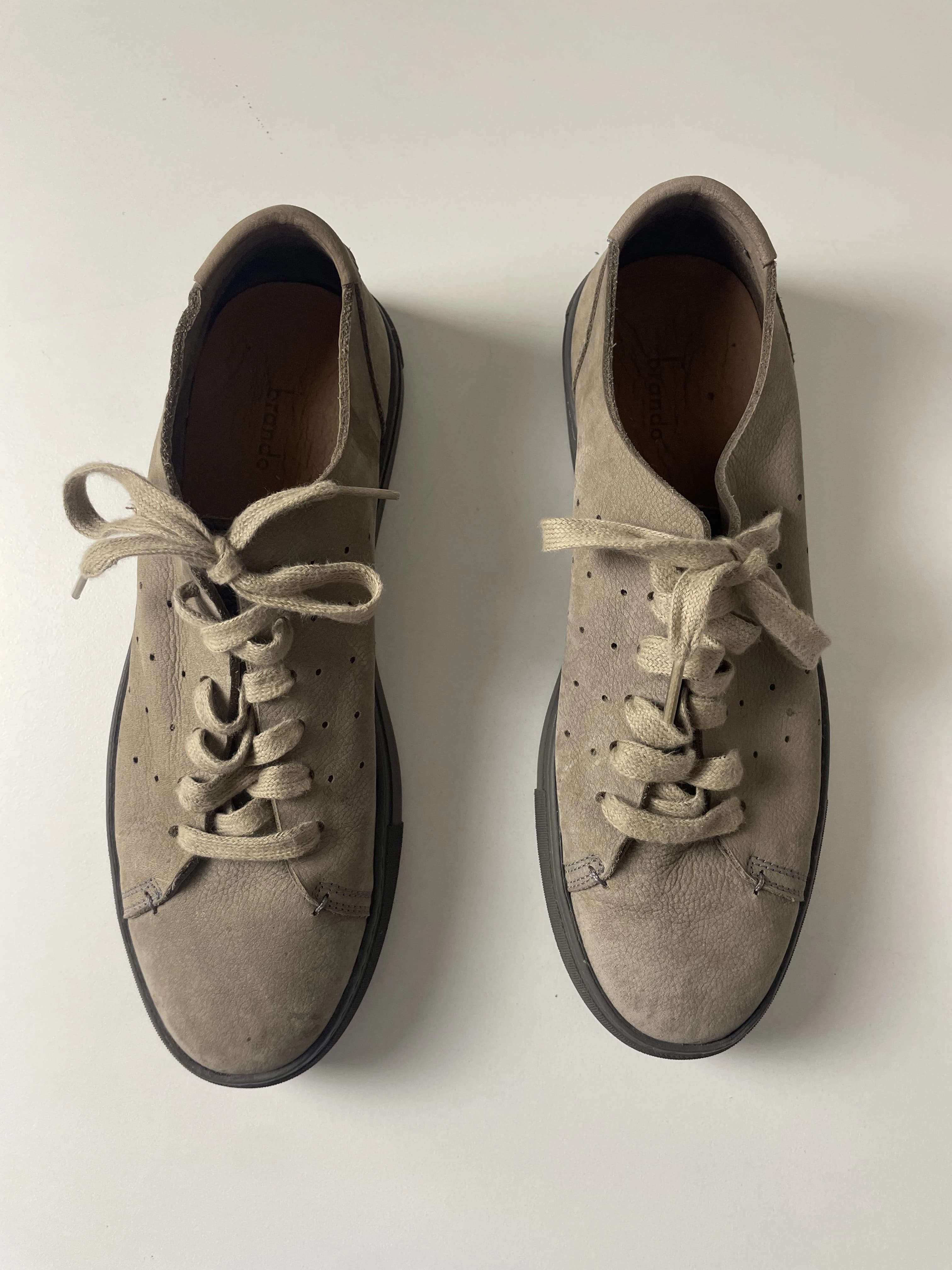 Brando Beige Suede Sneakers — photo 12 of 14