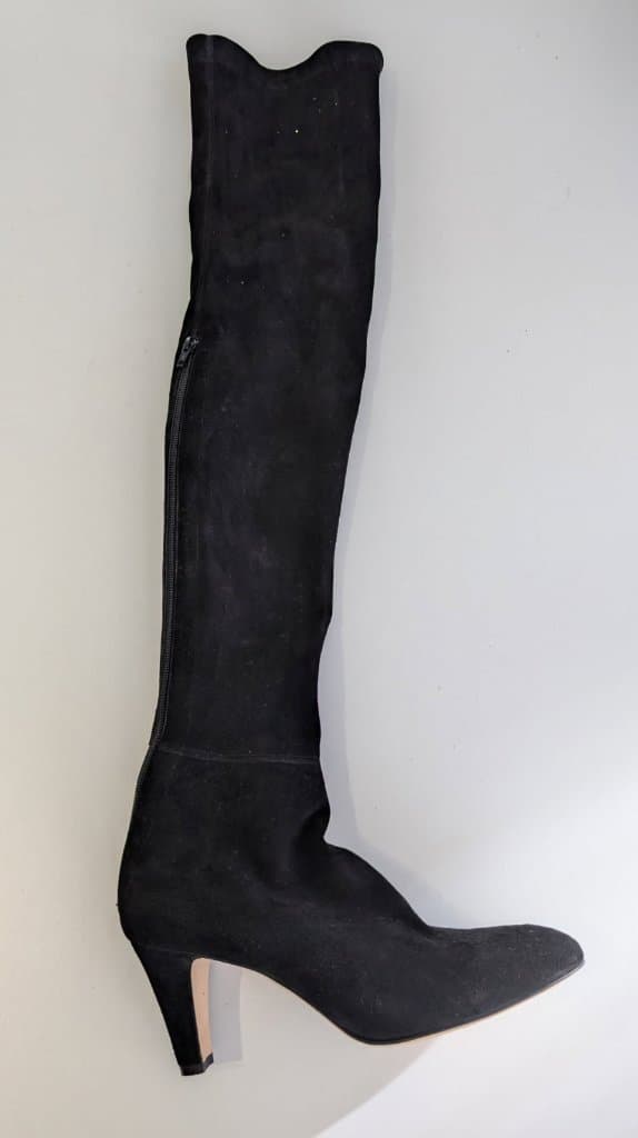 Brian Atwood Black Suede Over-the-Knee Boots - Size EU 39 — photo 3 of 6