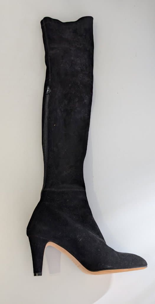 Brian Atwood Black Suede Over-the-Knee Boots - Size EU 39 — photo 4 of 6