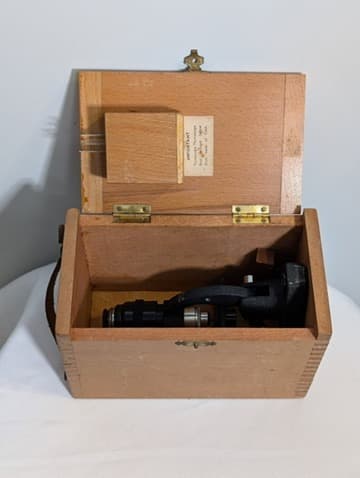 Britex Minor Microscope Wooden Storage Case Vintage — photo 3 of 4