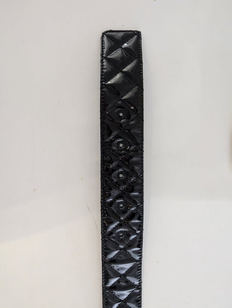 Burberry Black Quilted Patent Leather Belt - Size S — photo 3 of 5