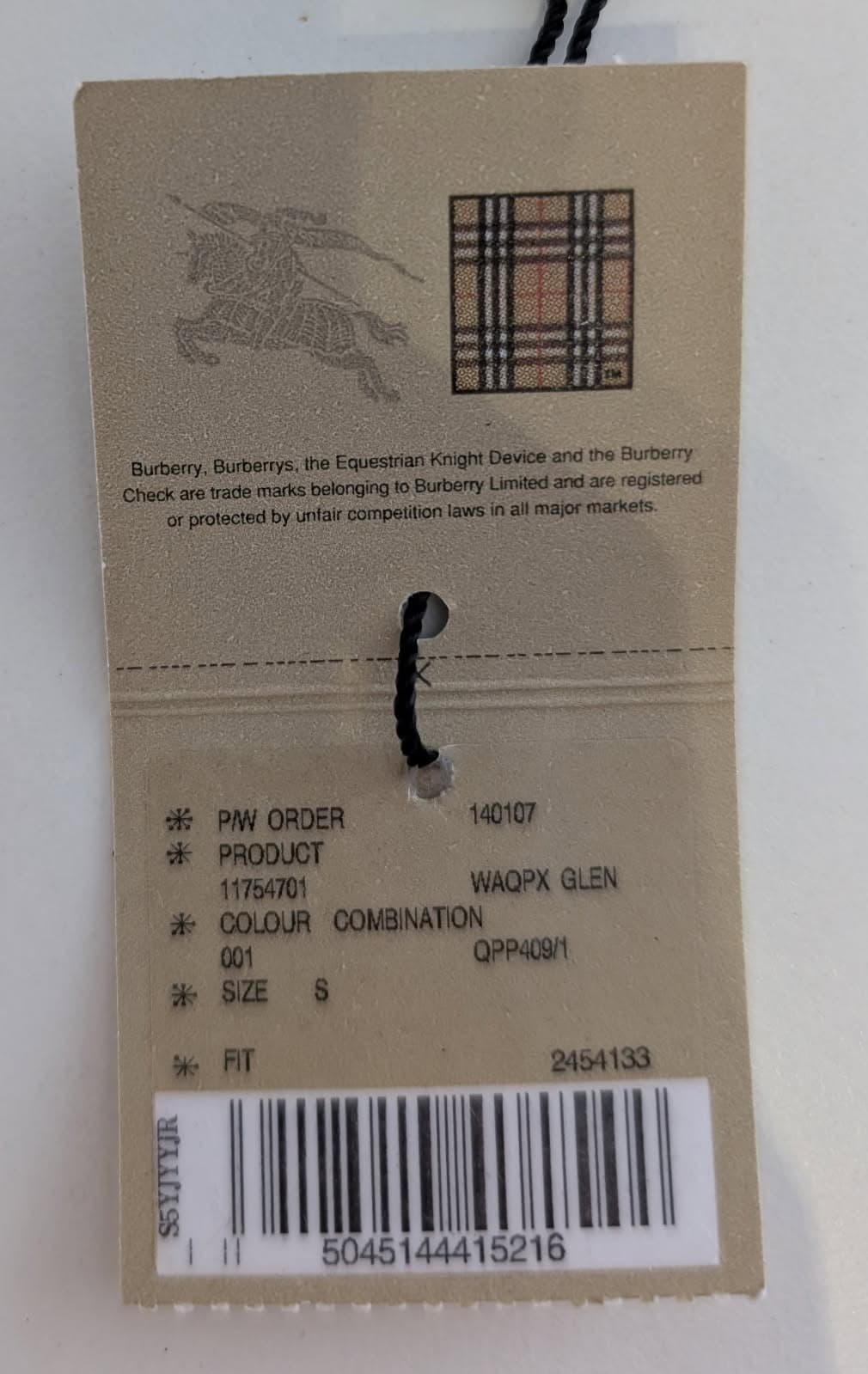 Burberry Quilted Patent Leather Belt Black Size S — photo 5 of 5