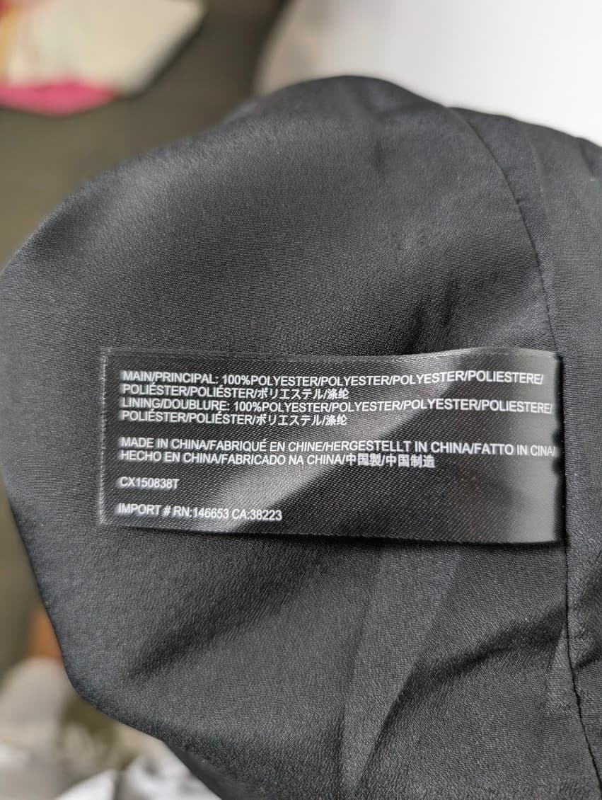 C/Meo Collective Black Satin Top - Macrame Fringe Hem — photo 3 of 7