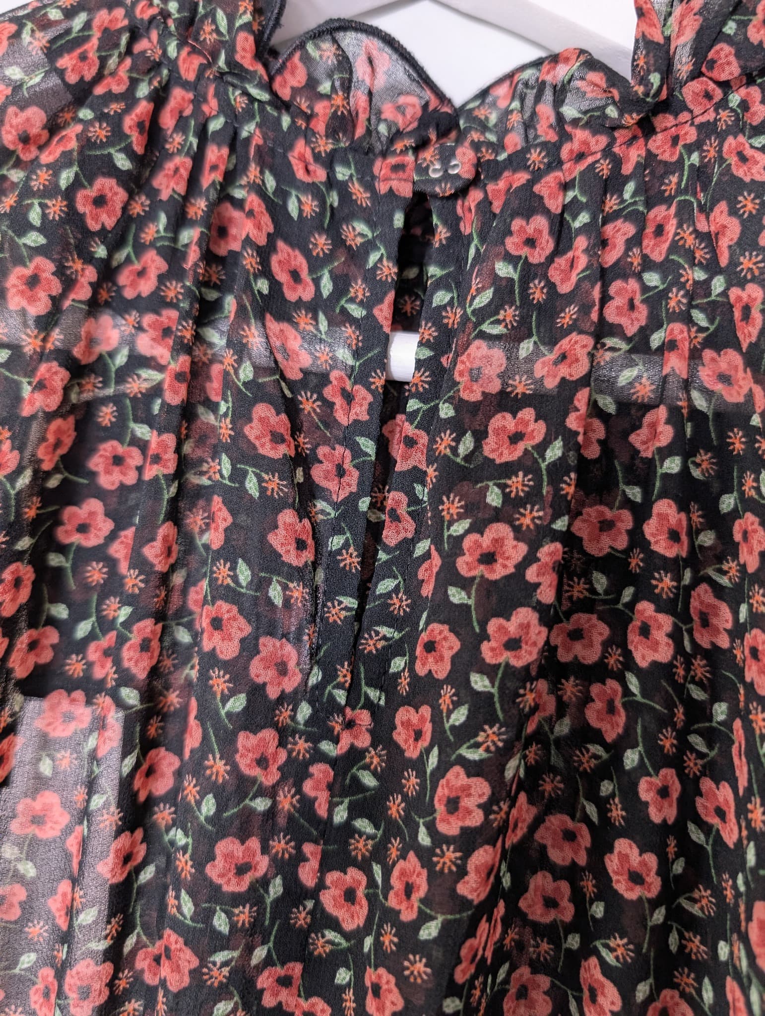 C/MEO Collective Floral Smocked Mini Dress Size XS — photo 6 of 10