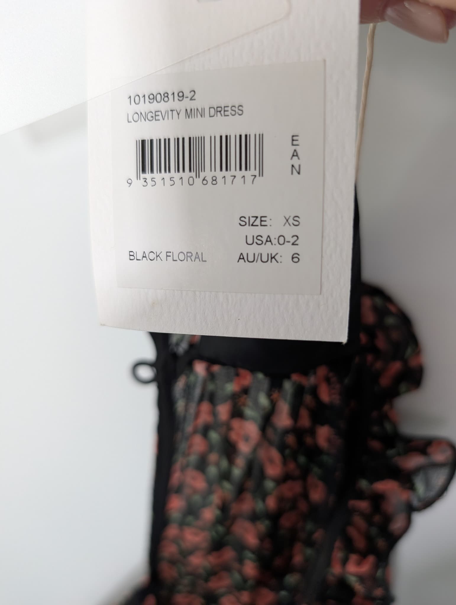 C/MEO Collective Floral Smocked Mini Dress Size XS — photo 10 of 10