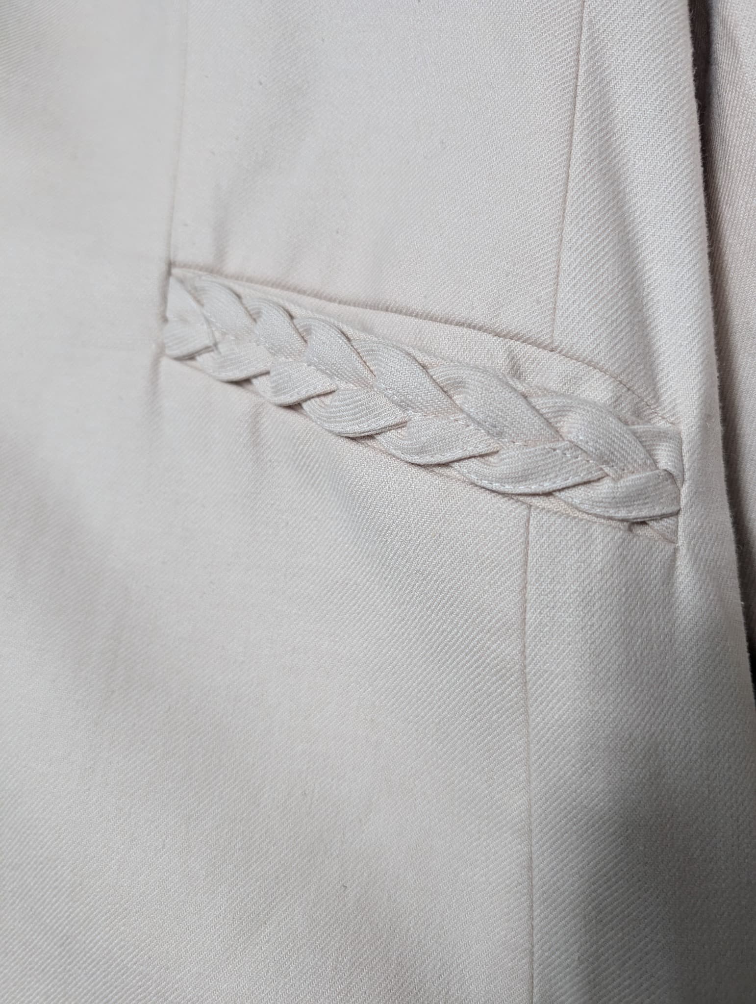 Cable Melbourne Women's Blazer Pale Pink Braided Pocket Size 14 — photo 2 of 6