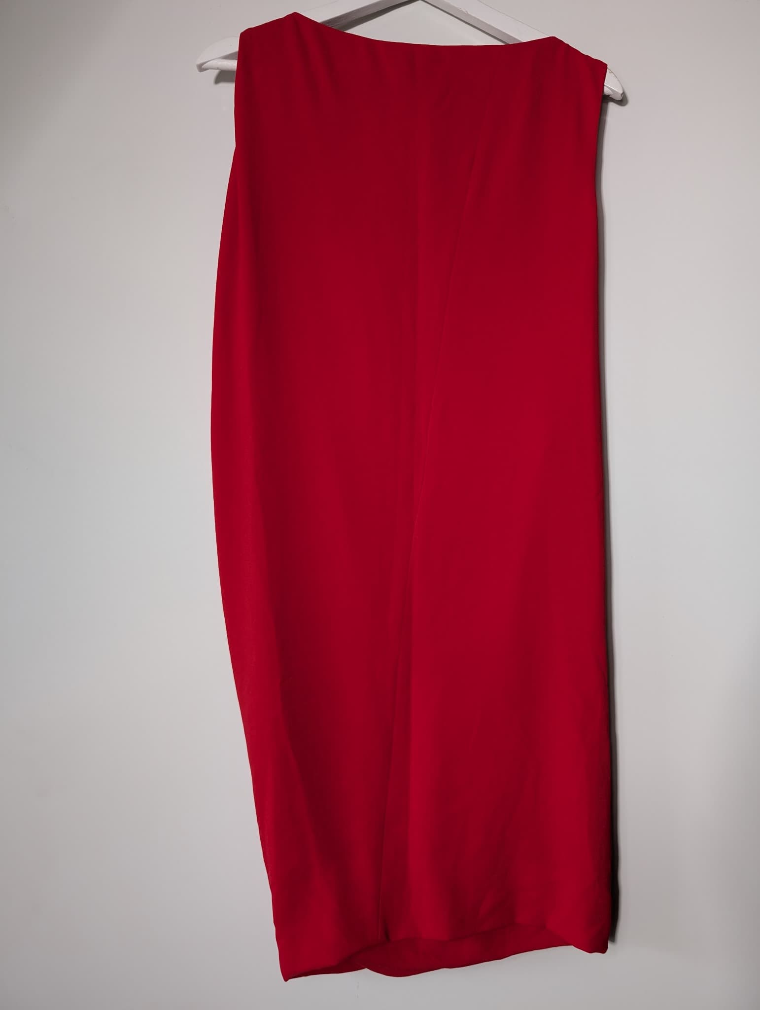 Calvin Klein Sleeveless Draped Sheath Dress Red Size 2 — photo 4 of 6