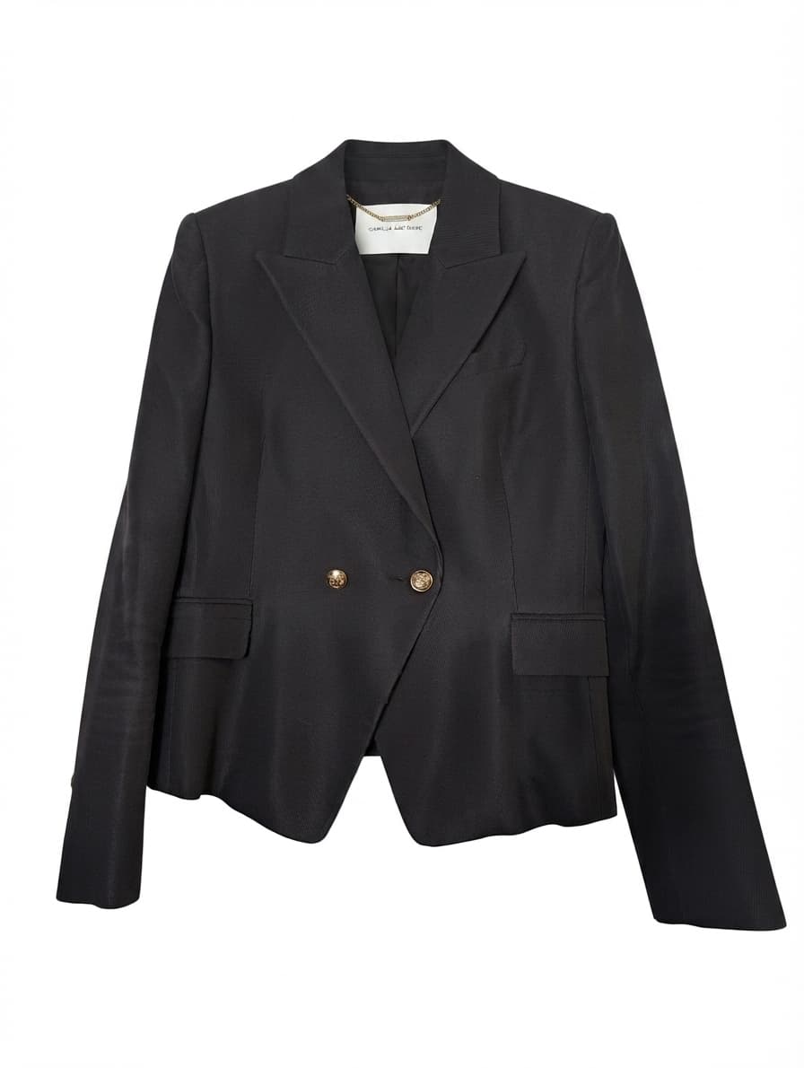Camilla and Marc Marguerite Double Breasted Blazer Black AU 10 — photo 1 of 15