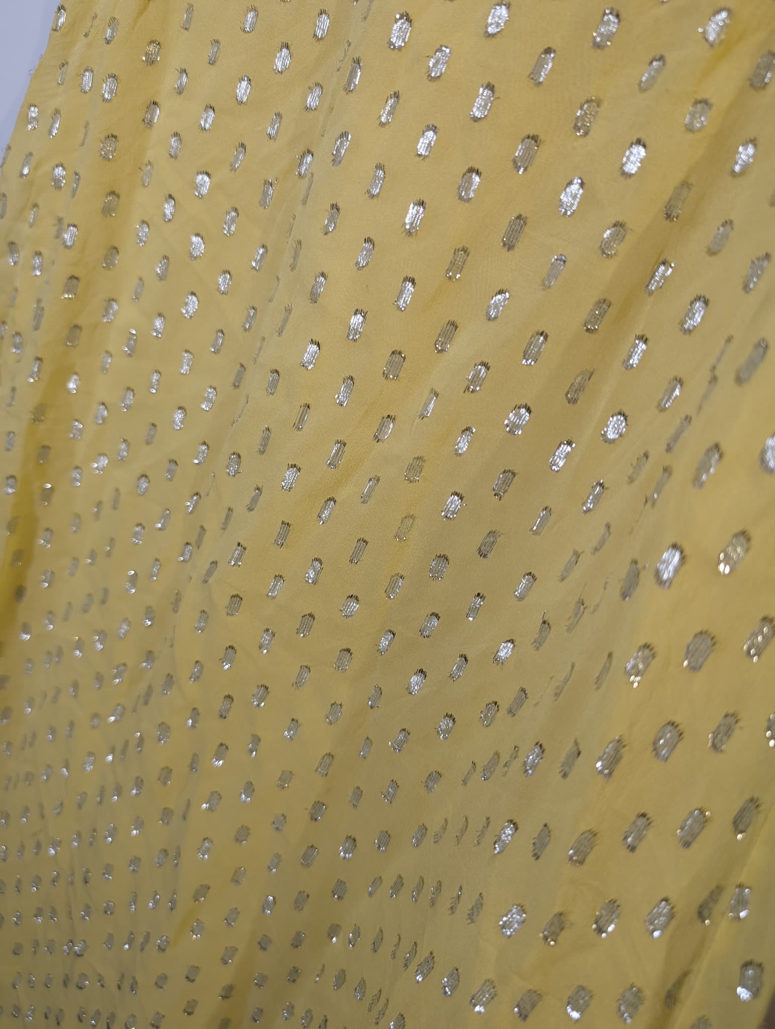 Camilla and Marc Metallic Dot Midi Dress Yellow Size 10 — photo 4 of 6