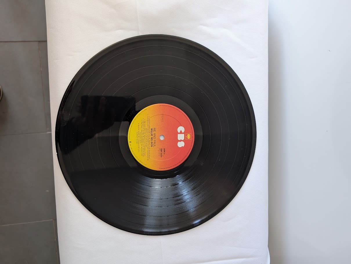 CBS Willie Nelson Me & Paul Vinyl LP Record 1985 — photo 4 of 5