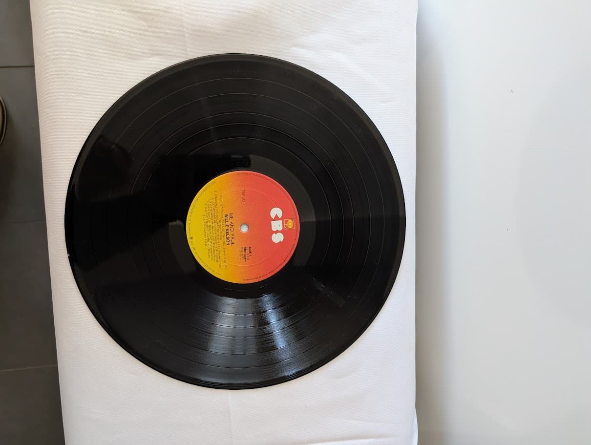 CBS Willie Nelson Me & Paul Vinyl LP Record 1985 — photo 5 of 5