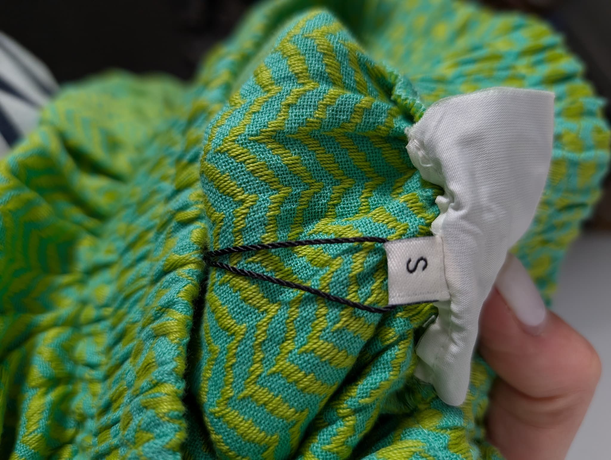 Cecilie Copenhagen Keffiyeh Print Mini Skirt Green Size S — photo 6 of 9