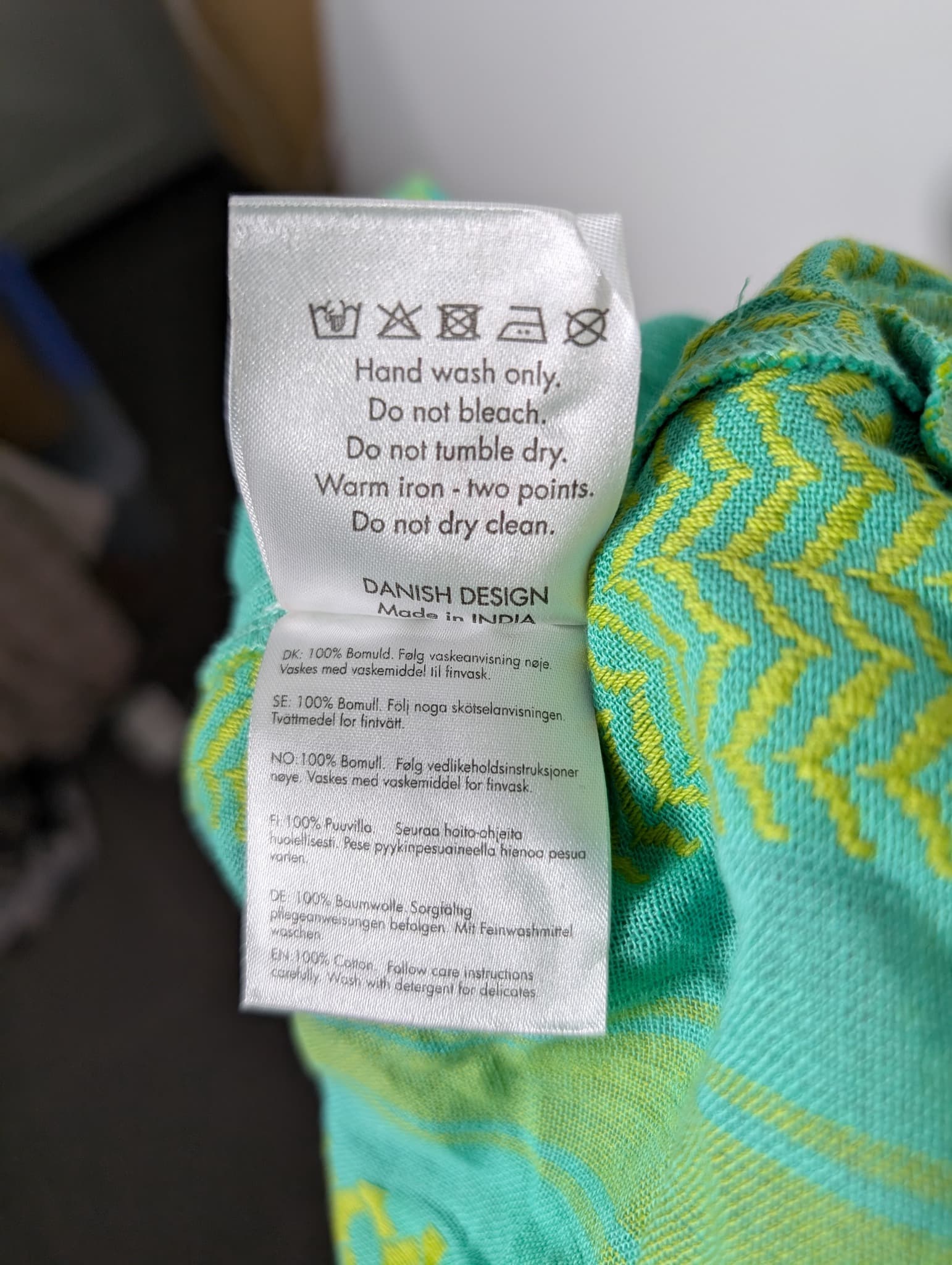 Cecilie Copenhagen Keffiyeh Print Mini Skirt Green Size S — photo 9 of 9