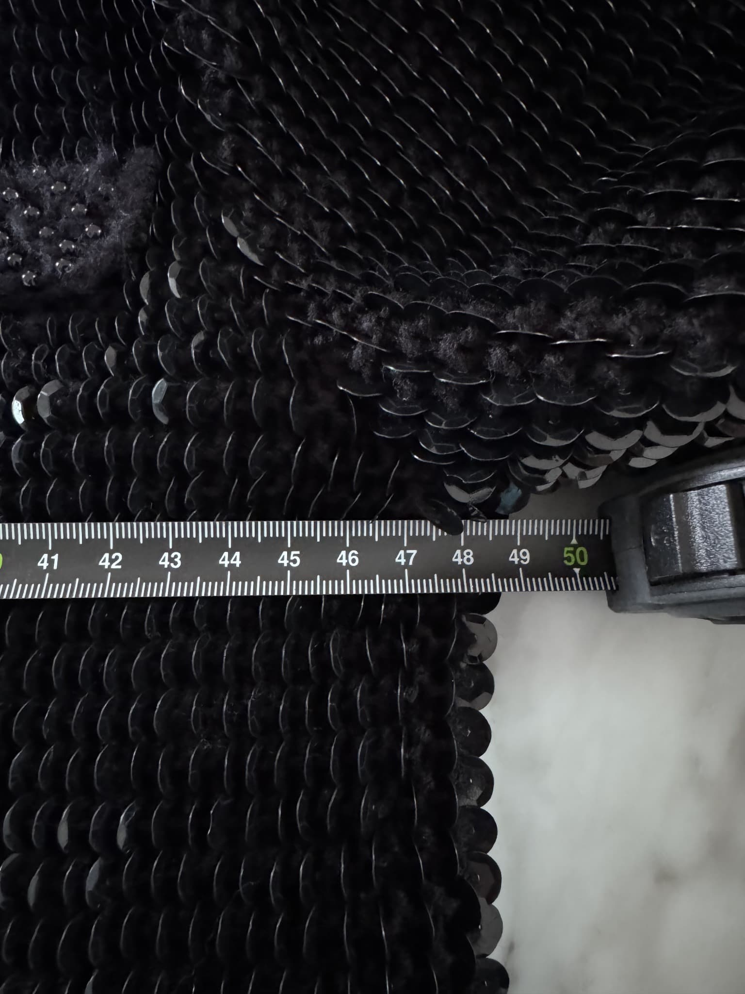 Champaign Vintage Black Sequin Cardigan Jacket - Embellished Knit — photo 2 of 10