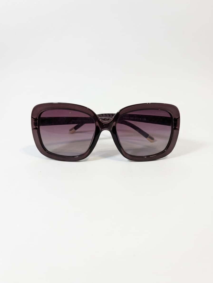 Chanel 54024 C65 Sunglasses Quilted Frame Dark Purple 57-19-138 — photo 1 of 6