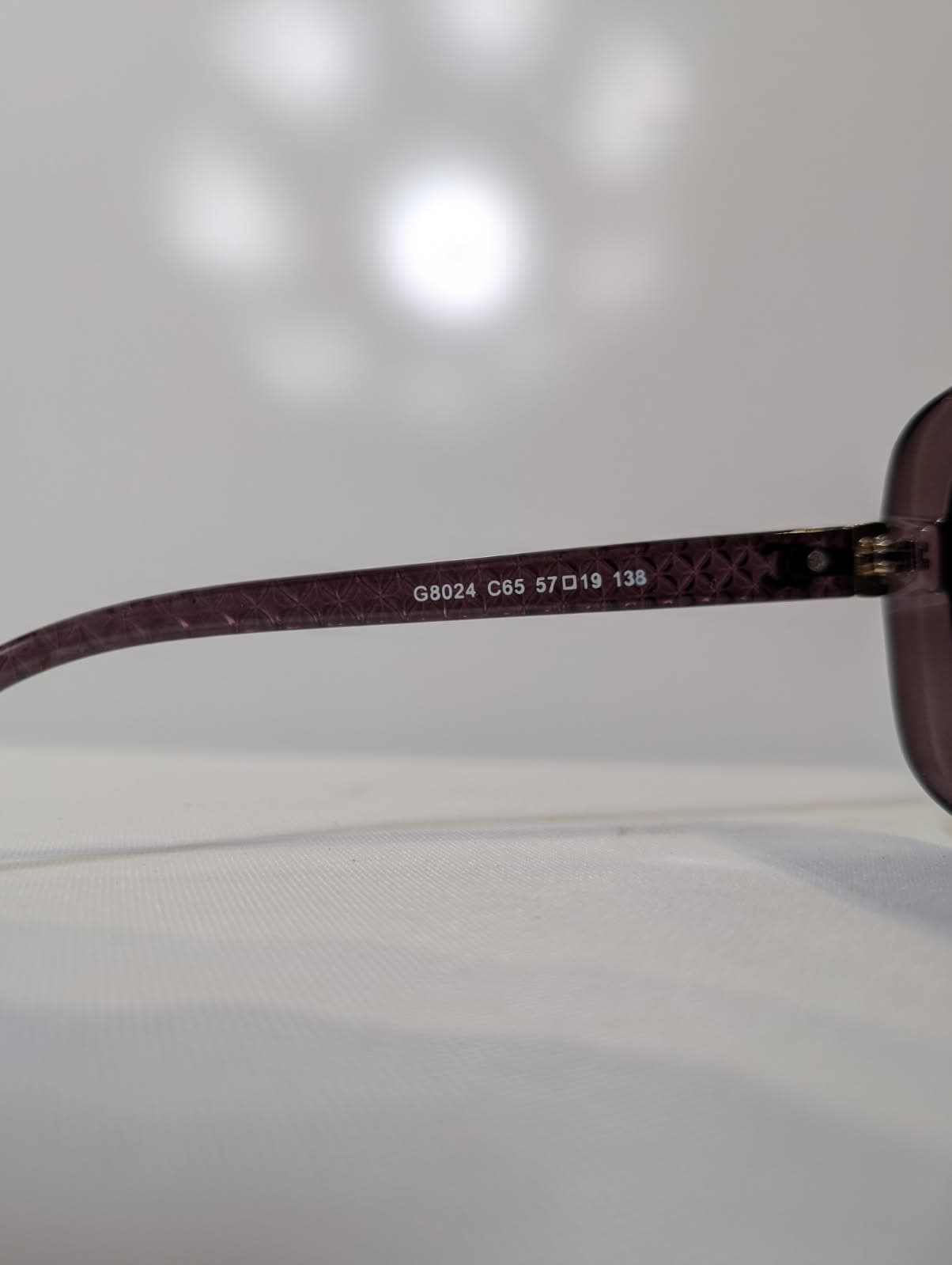 Chanel 54024 C65 Sunglasses Quilted Frame Dark Purple 57-19-138 — photo 4 of 6