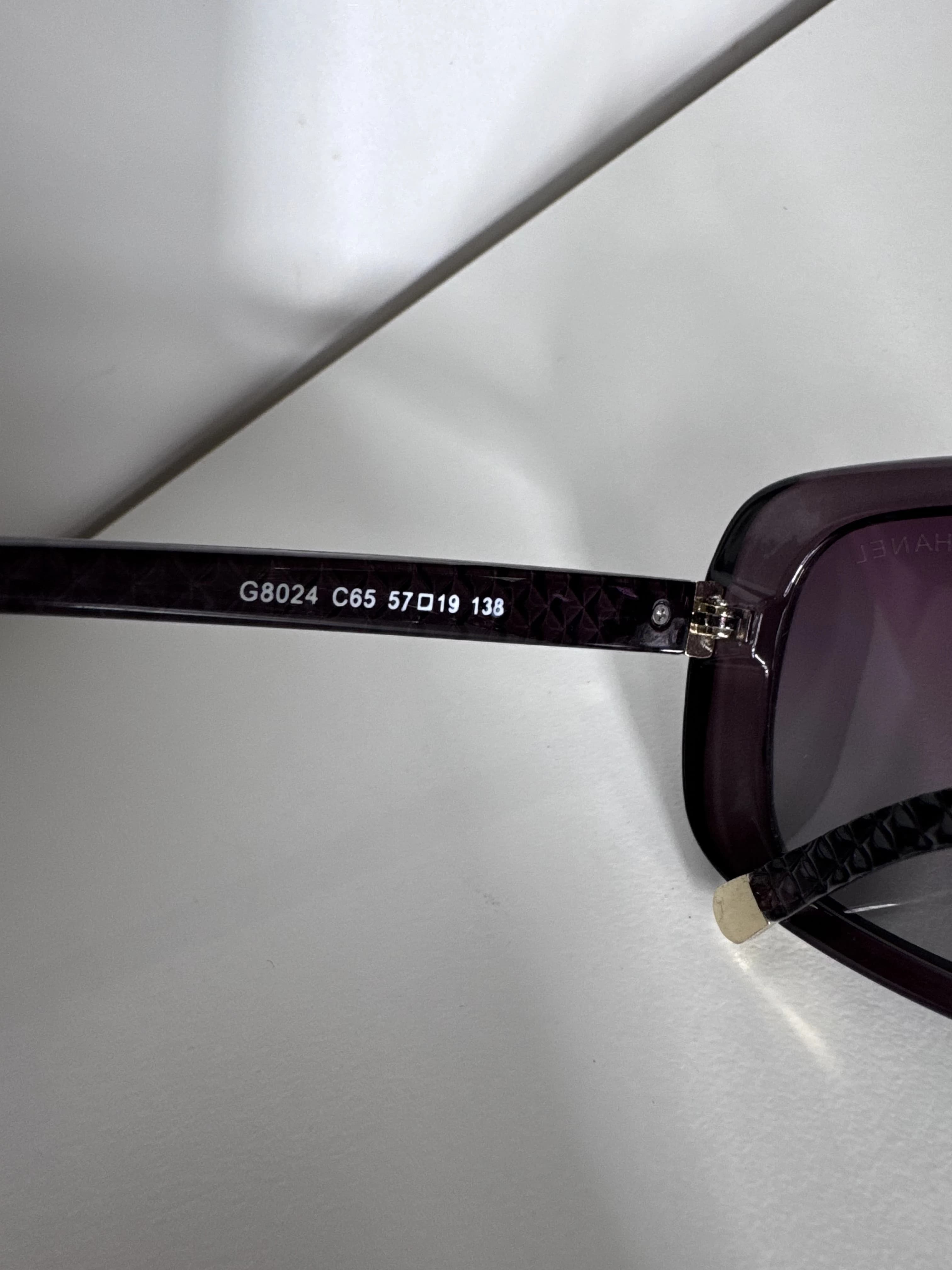 Chanel G8024 Oversized Sunglasses Dark Purple/Brown — photo 5 of 13