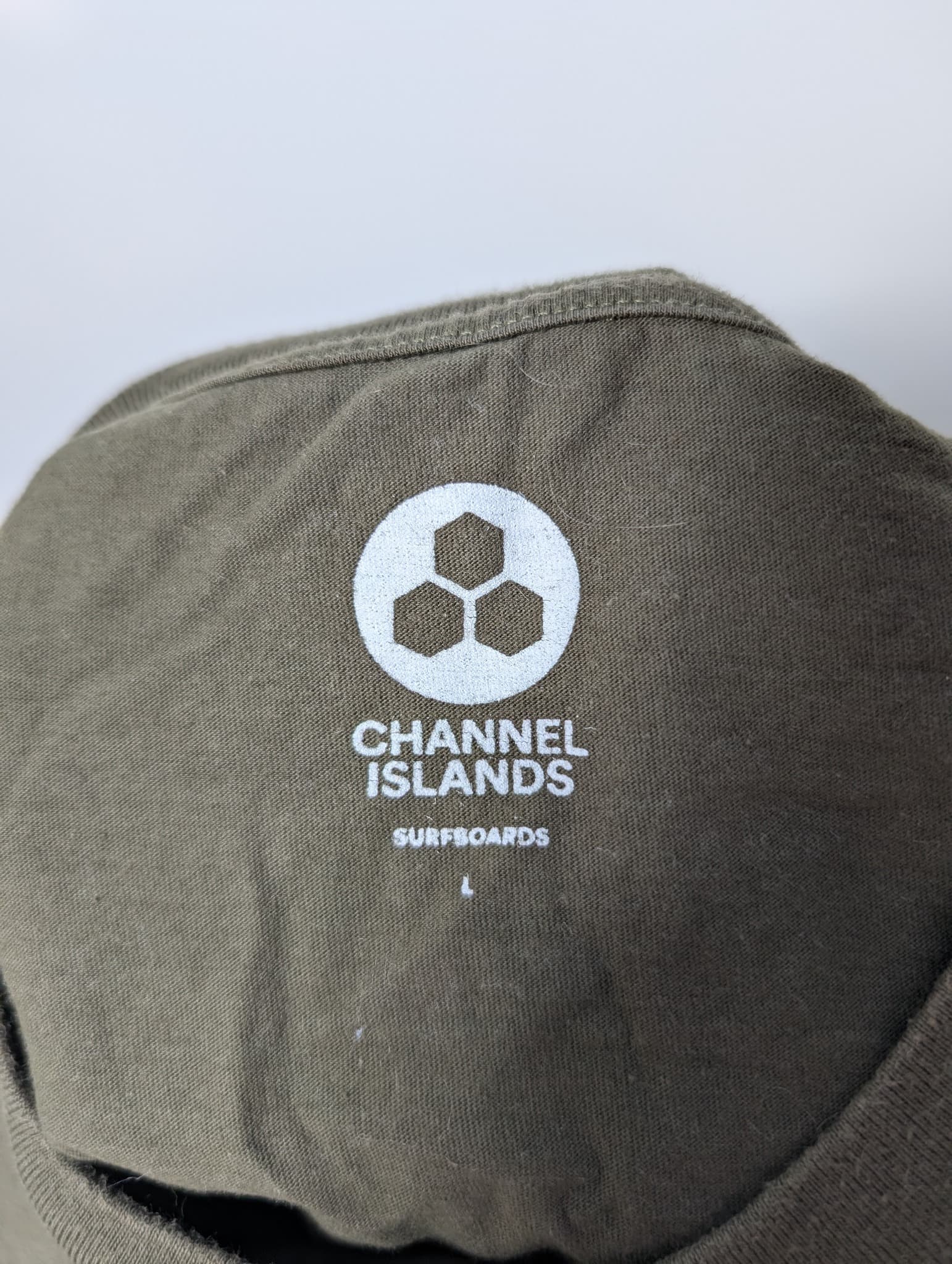 Channel Islands Surfboards Graphic T-Shirt Olive Green Men's Large — photo 5 of 6