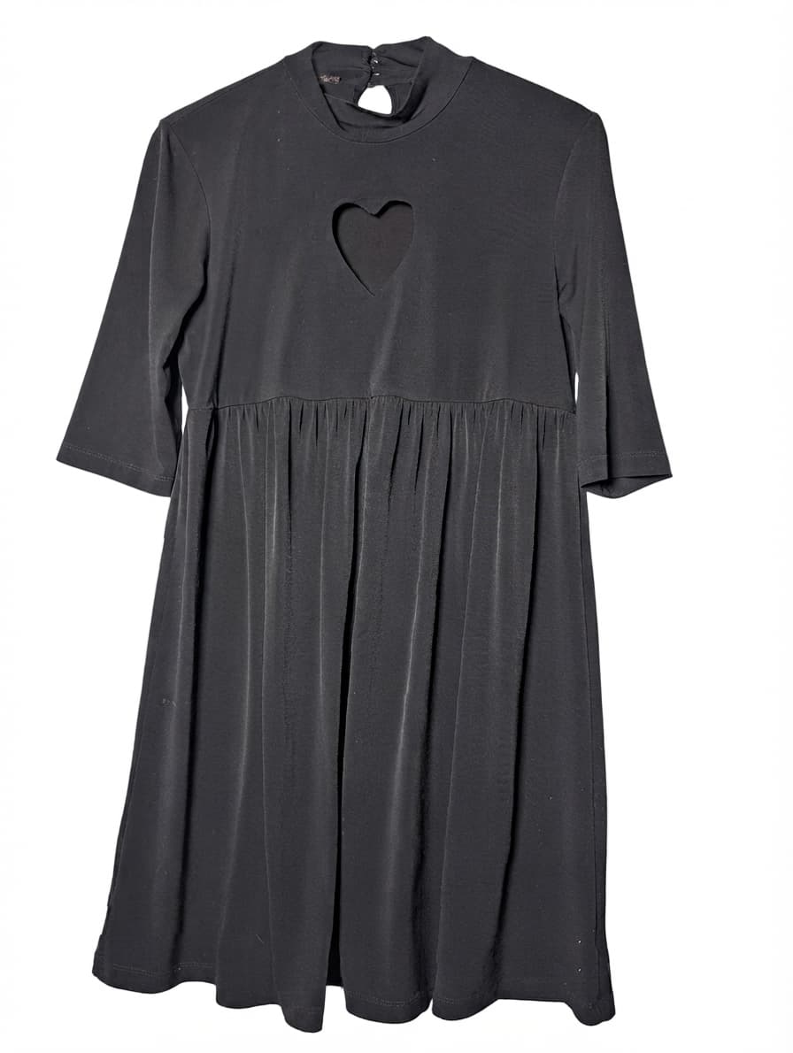 Charlie Brown Heart Cut-Out Dress Black Women's Size 14 — photo 1 of 8