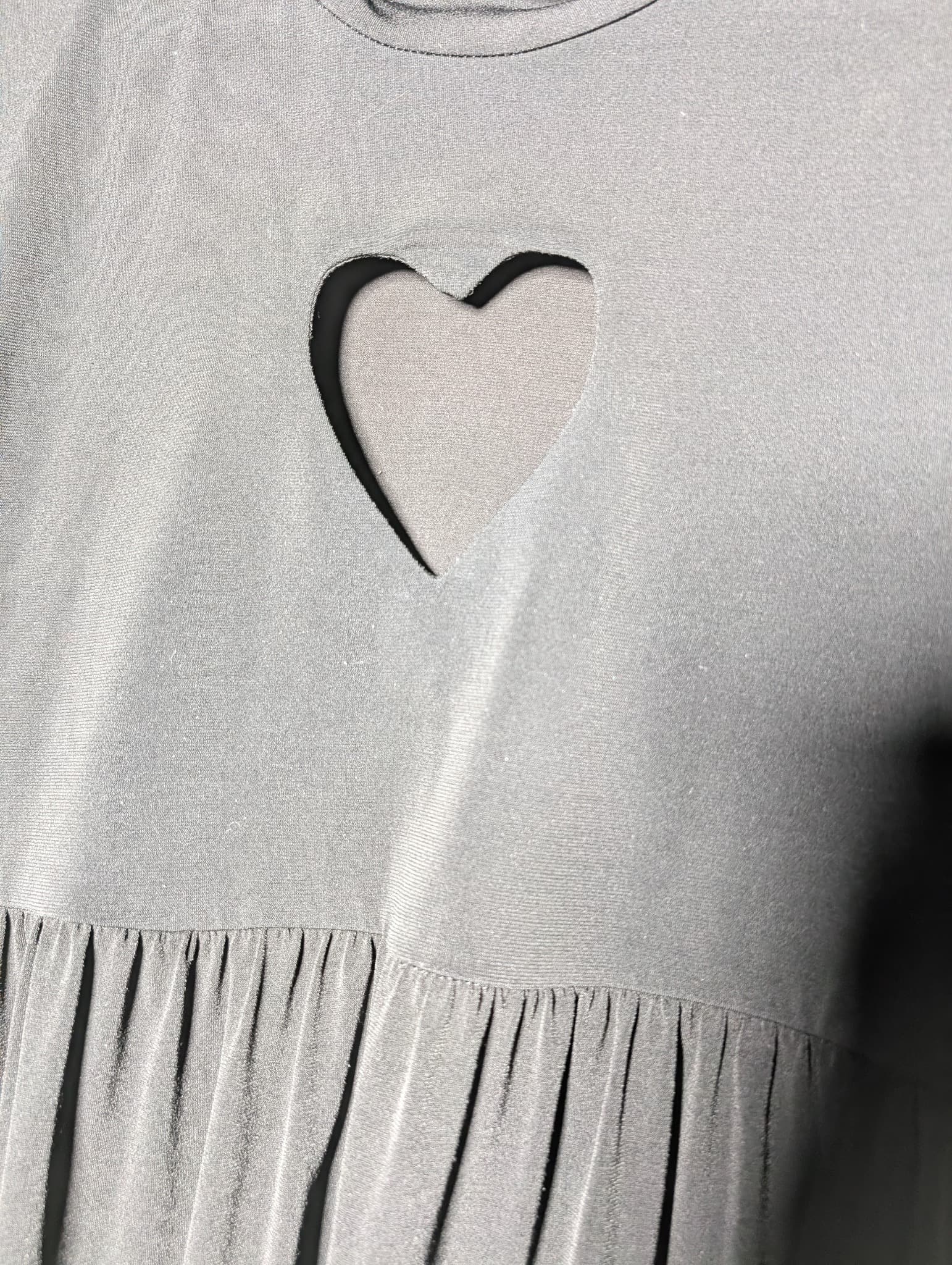 Charlie Brown Heart Cut-Out Dress Black Women's Size 14 — photo 2 of 8