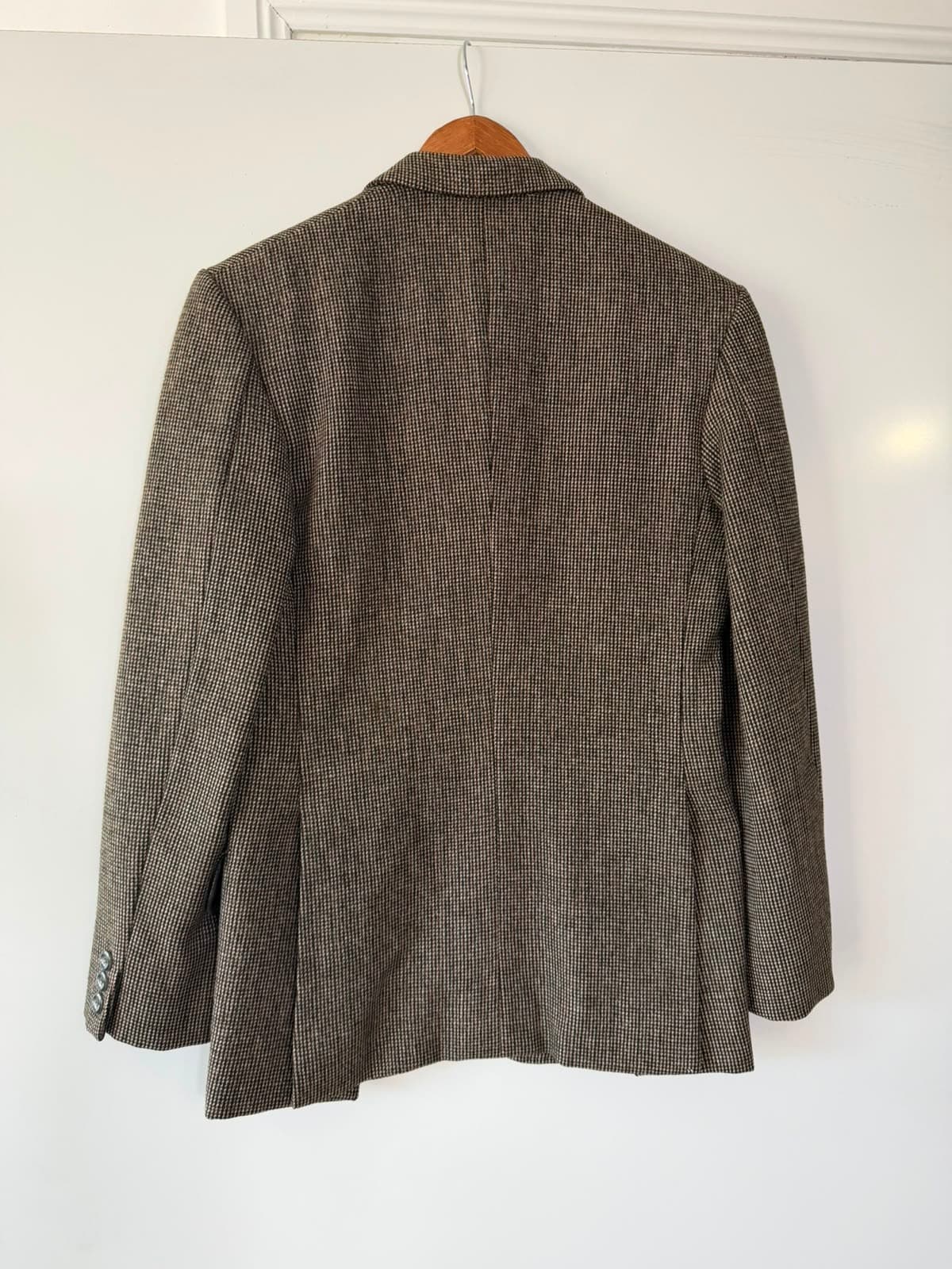 Chotirmall Men's Wool Blazer Brown Houndstooth — photo 3 of 5