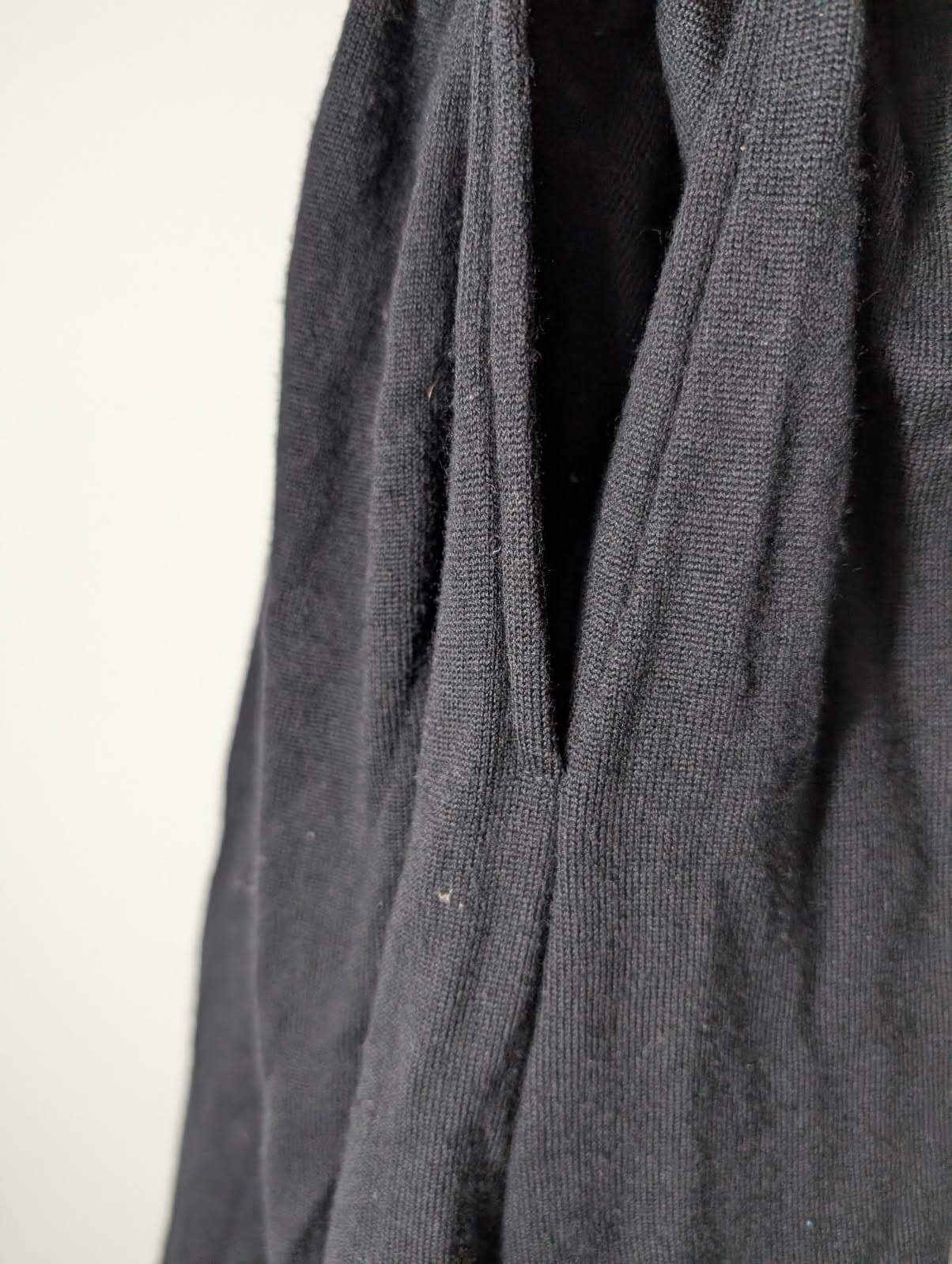 Christian Dior Separates Vintage Merino Wool Midi Skirt Black Size M — photo 2 of 9