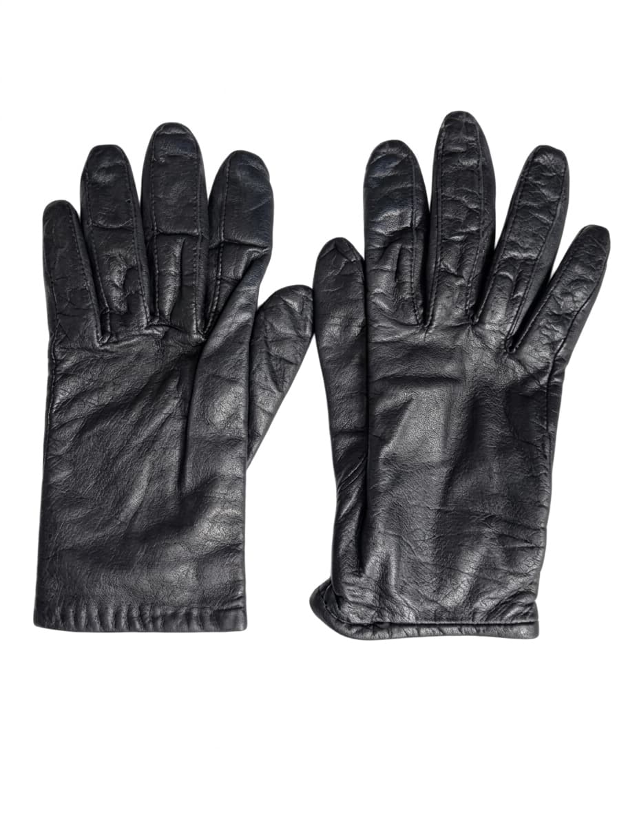 Classic Black Leather Winter Gloves - Soft Lined — photo 1 of 6