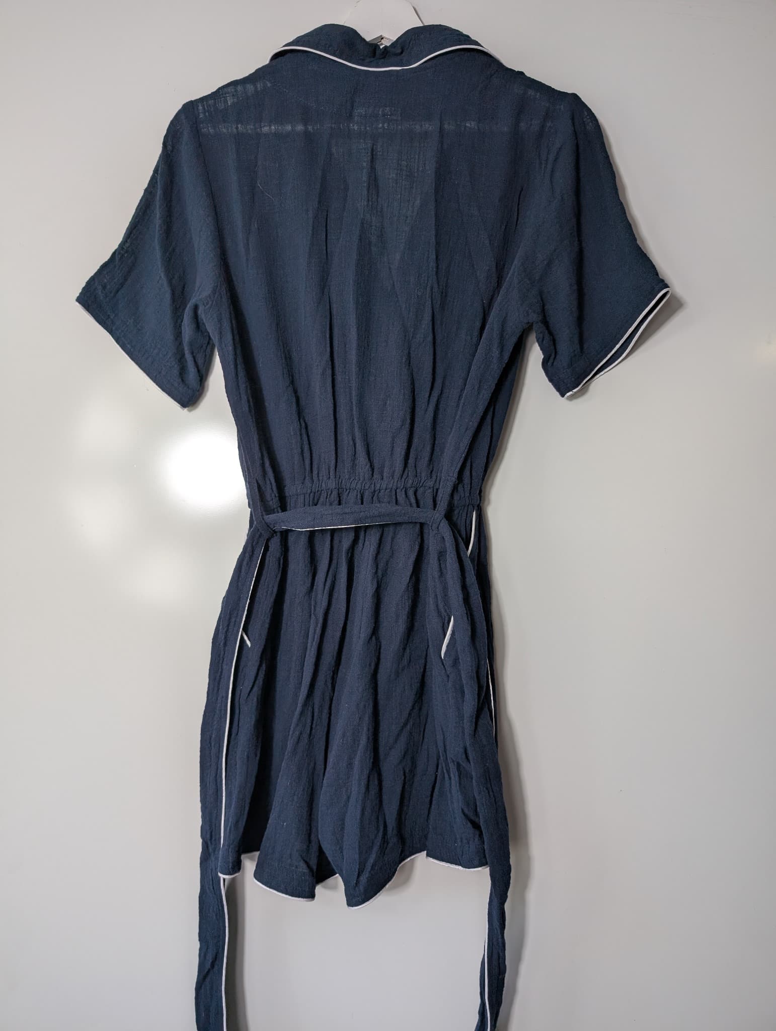 Cloth & Stone Denim Tank Top Raw Hem Split Back Women's S — photo 11 of 13