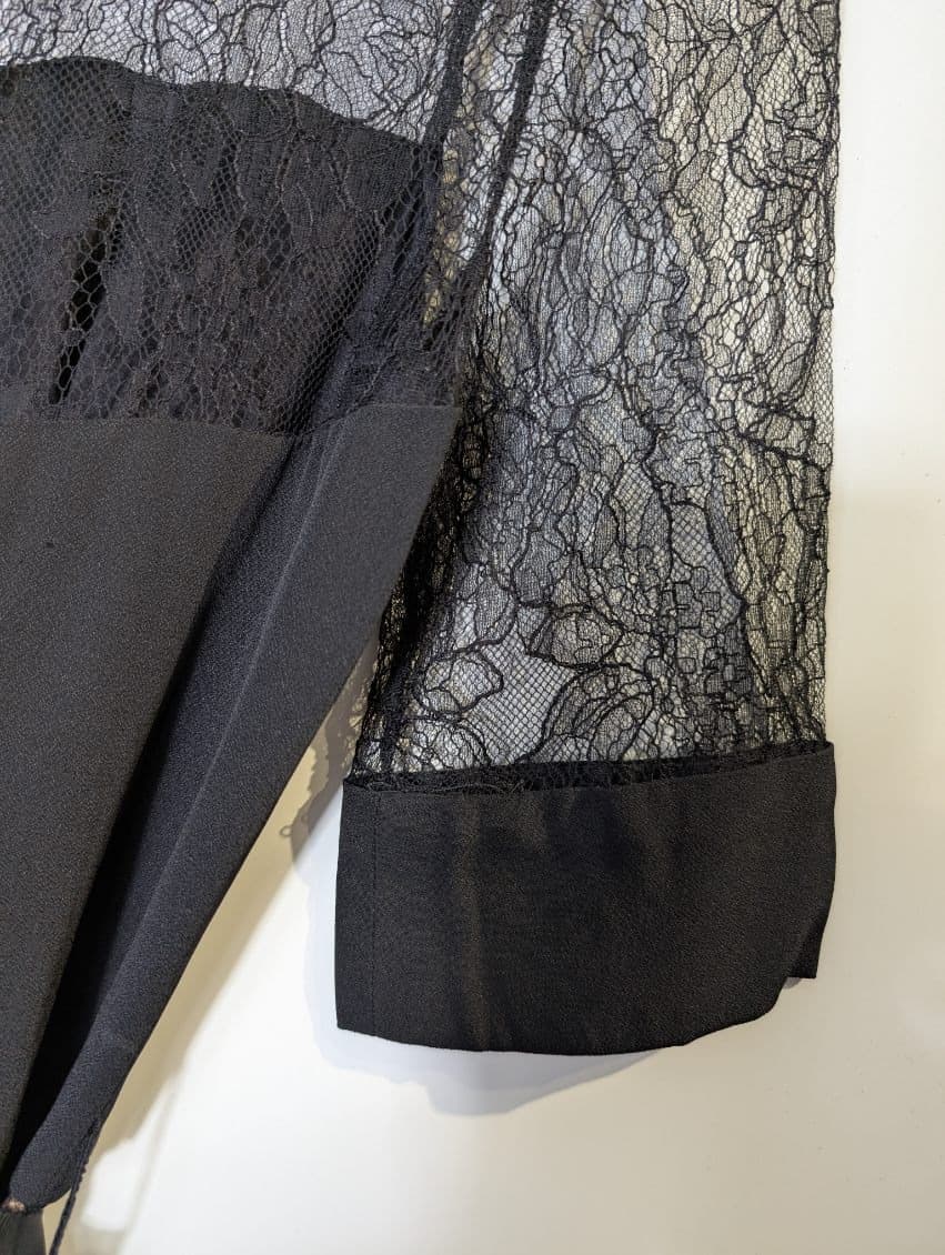 Collette Dinnigan Black Lace Overlay Midi Dress - Limited Edition — photo 3 of 9
