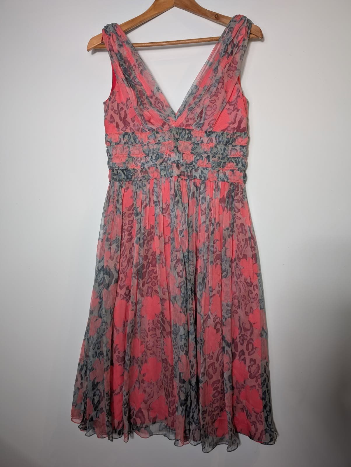 Collette Dinnigan Silk Midi Dress - Limited Edition Animal Print — photo 3 of 5