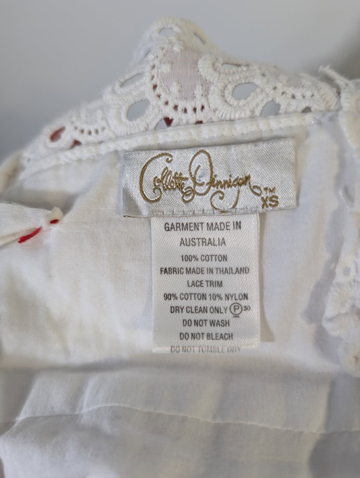 Collette Dinnigan White Eyelet Cotton Sundress - Limited Edition — photo 2 of 6