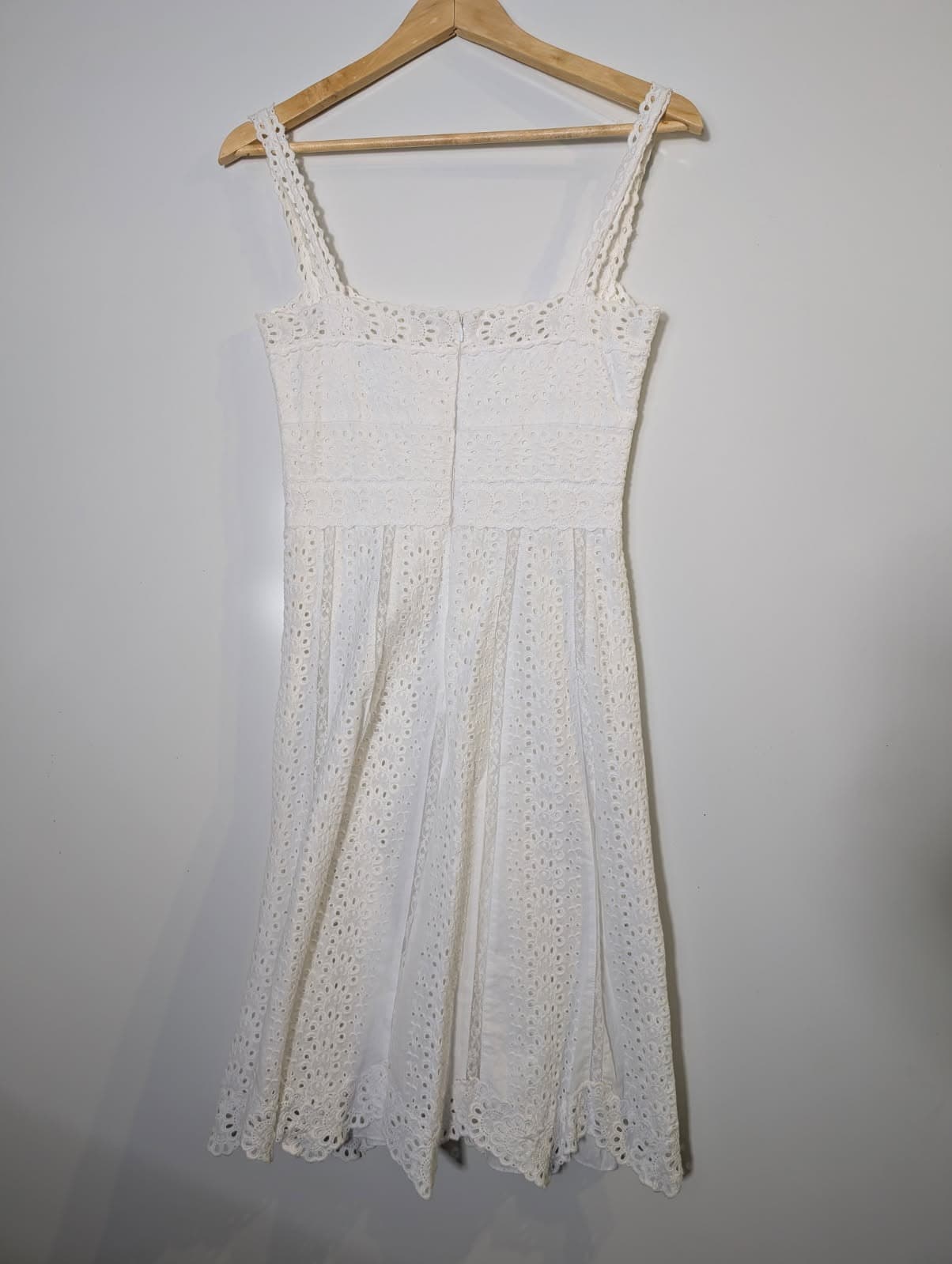 Collette Dinnigan White Eyelet Cotton Sundress - Limited Edition — photo 4 of 6