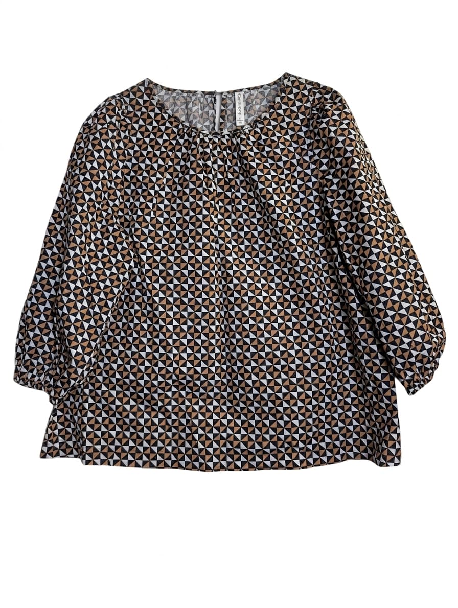 Commonry Geometric Print Blouse Women's Size 12 — photo 1 of 6