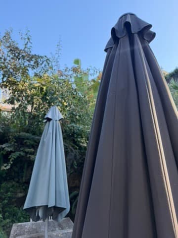Coolaroo Outdoor Patio Umbrella Wind-Up Mechanism Grey — photo 3 of 3