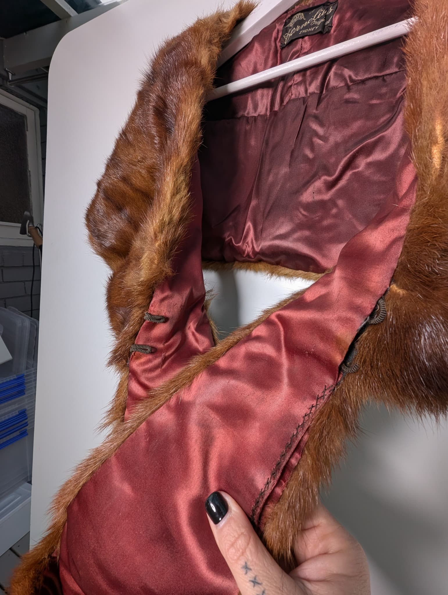 Cornelius Sydney Vintage Mink Fur Stole Brown — photo 4 of 6