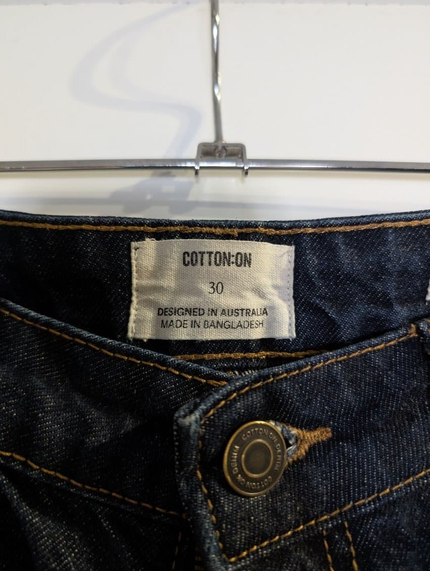 Cotton On Women's Dark Wash Denim Mini Skirt - Size 30 — photo 5 of 10