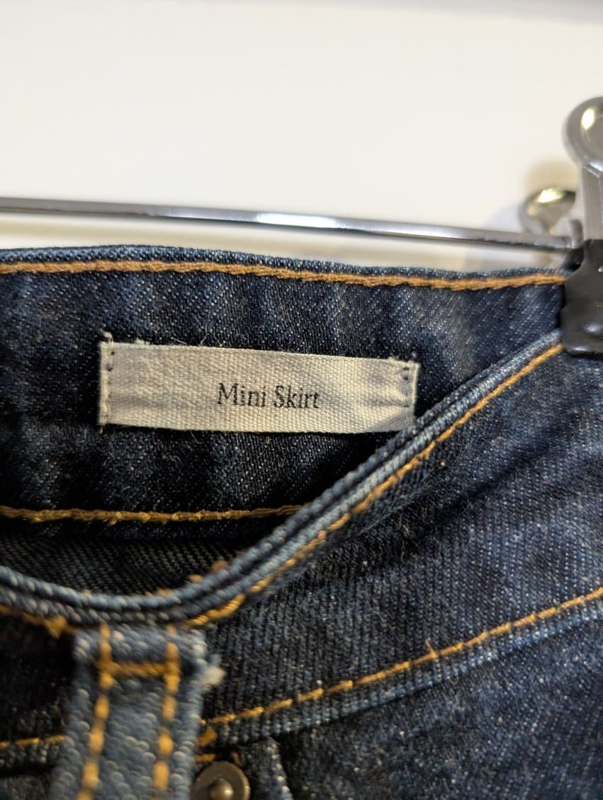 Cotton On Women's Dark Wash Denim Mini Skirt - Size 30 — photo 9 of 10