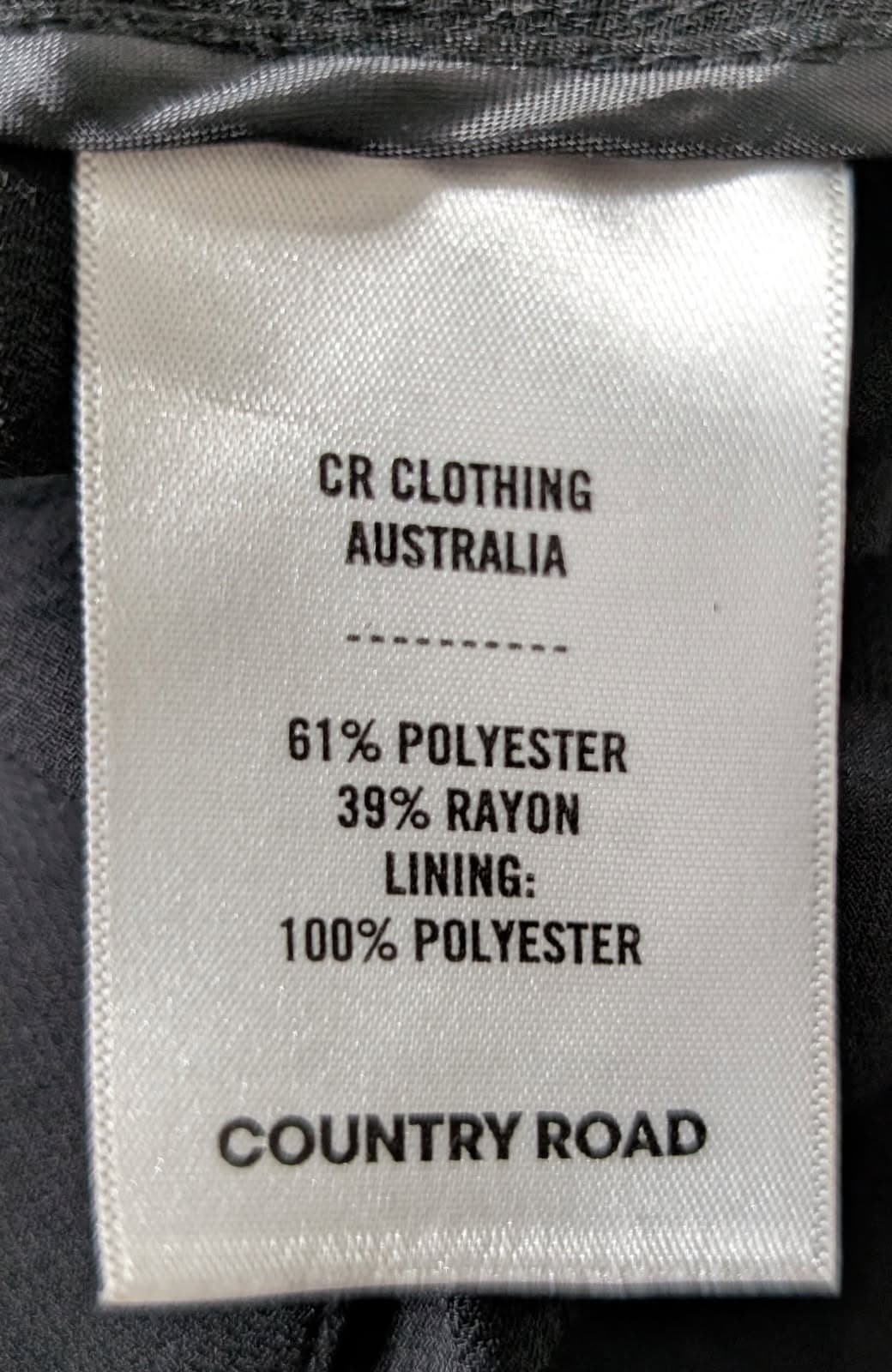 Country Road Black Lightweight Tie-Front Biker Jacket - Size 10 — photo 4 of 5